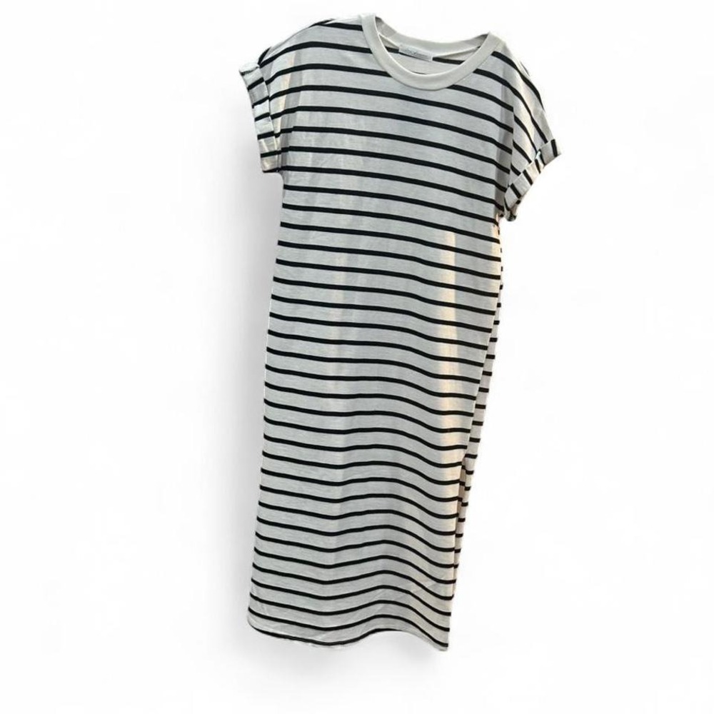 Women's white/black striped "juniper dress" from small shop NWT‎ by Ces femme